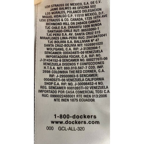 NWT Dockers Women’s Capri Pants 16P Navy Blue Whit - Picture 10 of 12